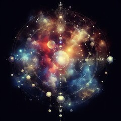Celestial Inspired by the stars and planets creating a cosmic an