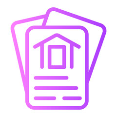 brochure gradient icon