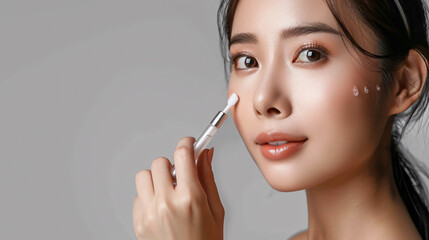 Fototapeta premium Close-up of a doctor holding a senior patient's hands.