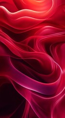 Obraz premium red silk background, Generative AI