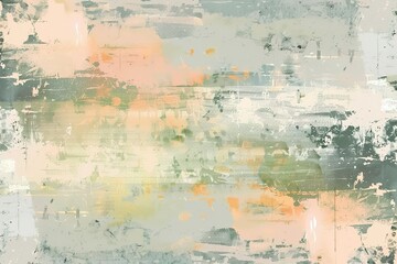 Obraz premium A painting with a lot of texture and a lot of different colors