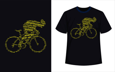 Typography slogan Cycling, Cycling T shirt graphics, illustration, vectors. you can download vector file.