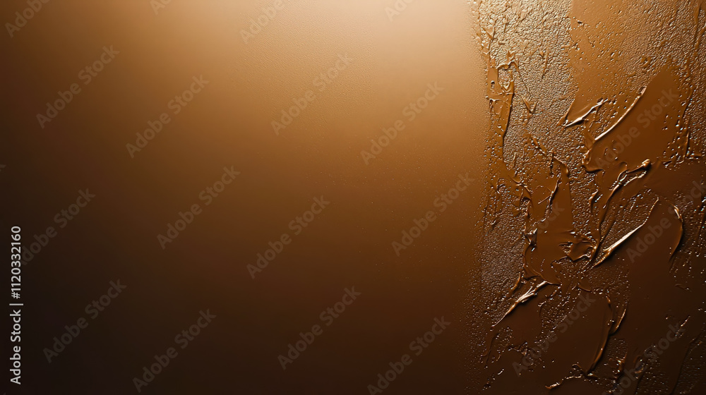 Poster Abstract texture of warm brown tones with subtle light highlights captured in a tranquil setting