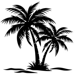 palm tree silhouette