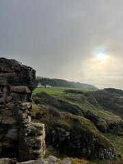 landscape with clouds