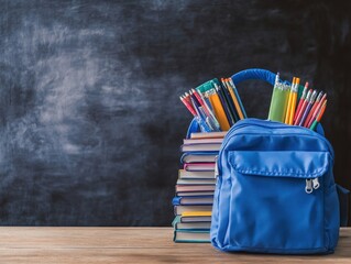 Backpack Full of School Supplies