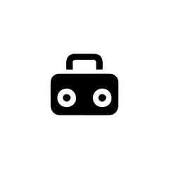 Fototapeta premium Simple Vector Icon of a Radio – Logo Design Illustration