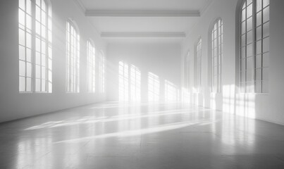 Empty Light White Room, Generative AI