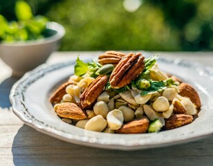 Nut-Based Recipes Captured in Wholesome and Healthy Food Photography Concepts