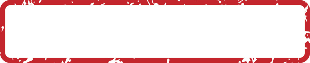 Obraz premium Empty rectangular frame featuring a red grunge border, exuding a vintage and retro style, perfect for a variety of design applications and creative projects