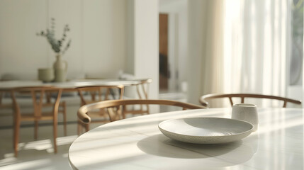 Modern style conceptual interior design 3d illustration