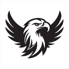 eagle with wings logo