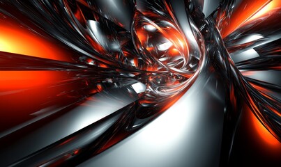 Abstract 3D Background, Generative AI