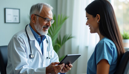 Fototapeta premium Doctor and Patient Consultation