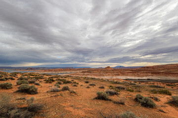 Clouds over Glen Canyon.