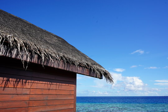 hut on the sea