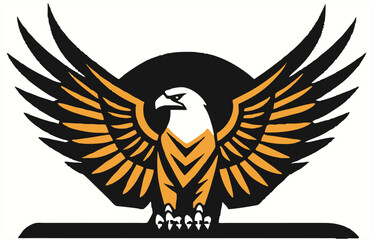 Fototapeta premium Falcon eagel vector