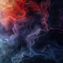 Obraz premium Abstract colorful waves background with dark and light colors.