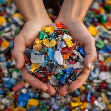 Reciclaje como concepto de mejoramiento del planeta y crisis clim&aacute;tica, pl&aacute;sticos que tienen una segunda vida renovable.