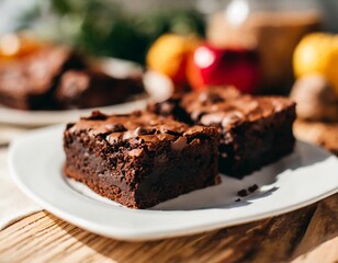 Soft and Chewy Brownie Recipes Styled in Delicious and Cozy Food Photography Themes