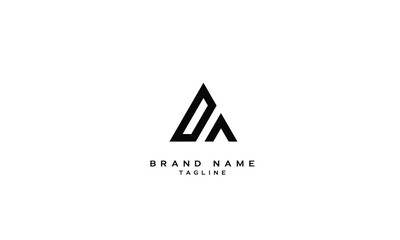 Abstract initial monogram letter alphabet logo design