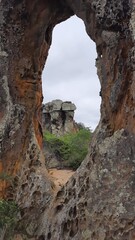 formações rochosas no vale do catimbau, pernambuco