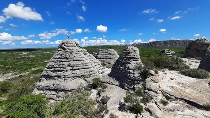 trilha das torres no vale do catimbau, pernambuco