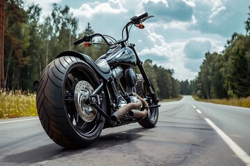 motorcycle on the road