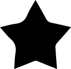 Fototapeta premium Star simple icons set designed in filled and stroke style