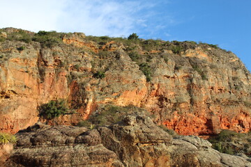 formação rochosa no vale do catimbau, pernambuco