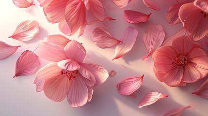 Banner textura de hermosas plumas de ave color rosa suave