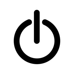 Button on off icon Thin line art collection