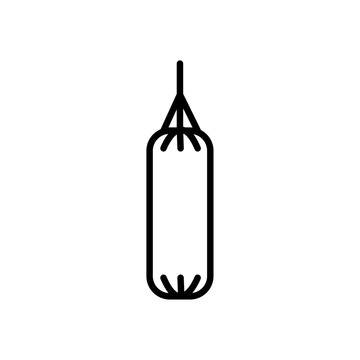 recommend clip art: Punching bag icon Thin line art collection