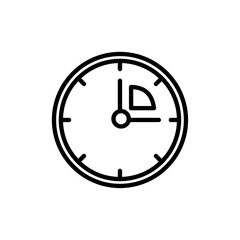 Time frame concept icon Thin line art collection