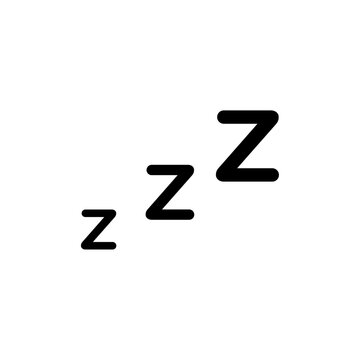 recommend clip art: Zzz icon Thin line art collection