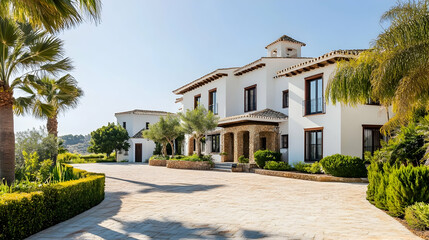 Modern Spanish Finca with Citrus Grove and Mediterranean Views, Contemporary Ibiza Hillside Estate