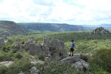 formações rochosas no vale do catimbau, pernambuco