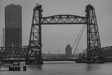 Die Stadt Rotterdam in den Niederlanden