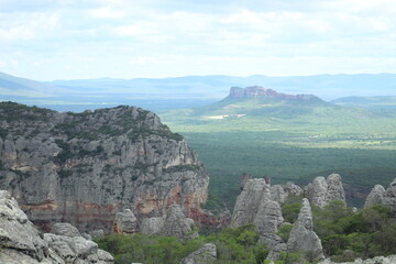 formações rochosas no vale do catimbau, pernambuco