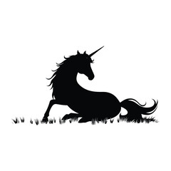 Silhouette of a Unicorn