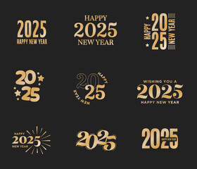 Happy New Year, New Year Background, Year 2025, 2025 Background, 2025 Vector, 2025 Graphic, New Year Vector, New Year Illustration Background