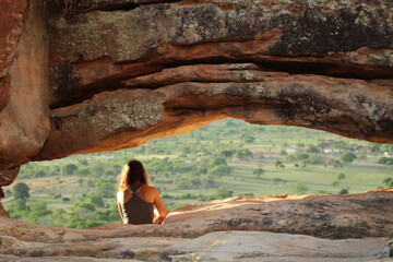 mulher no vale do catimbau, pernambuco