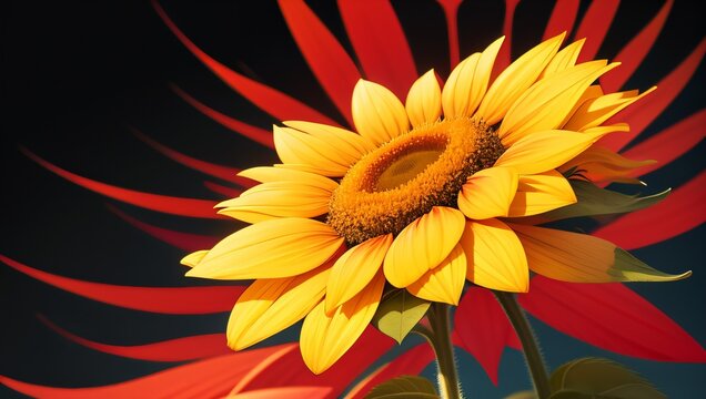 Abstract paintings of flowers sunlight clouds skies rainbow drops elegant beauty