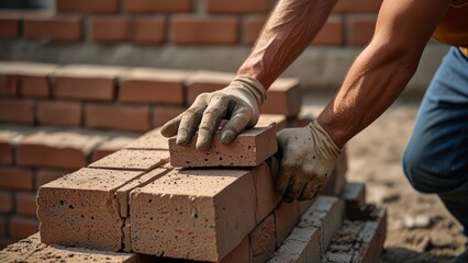 Laborers are working.