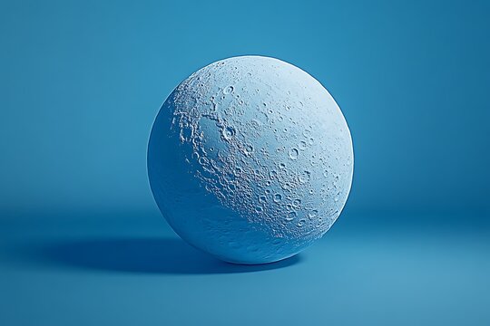 3d blender of moon