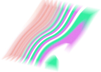 An abstract transparent iridescent color blur design element.