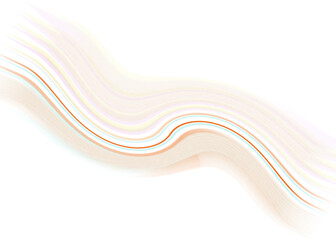 An abstract transparent iridescent color blur design element.