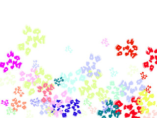 background with butterflies