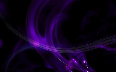Dark purple abstract background swirling waves elegant motion design textured lines