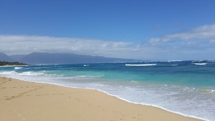 waves on the beach